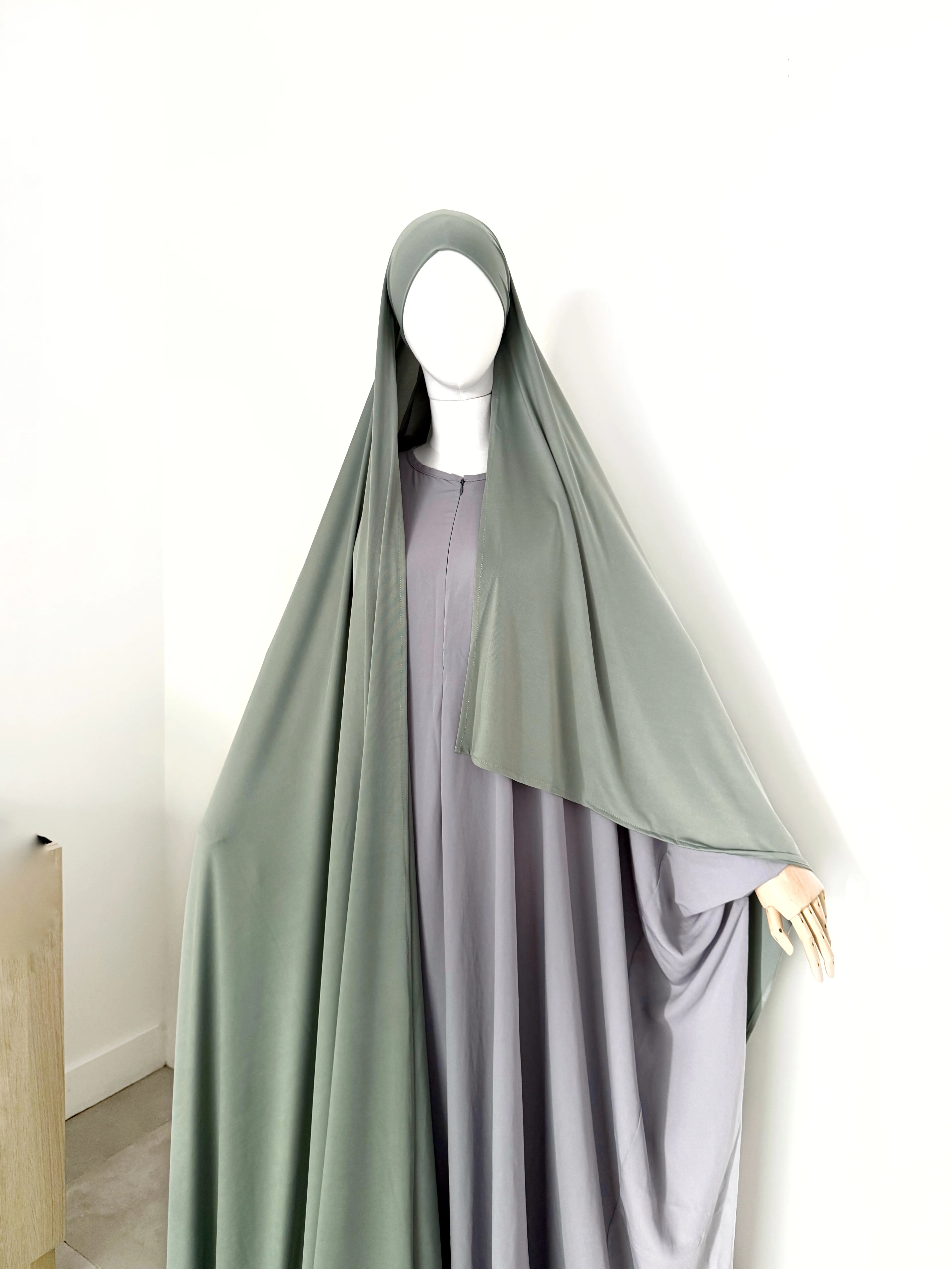Khimar Maxi Jersey Premium Long Arrondi - Image 23