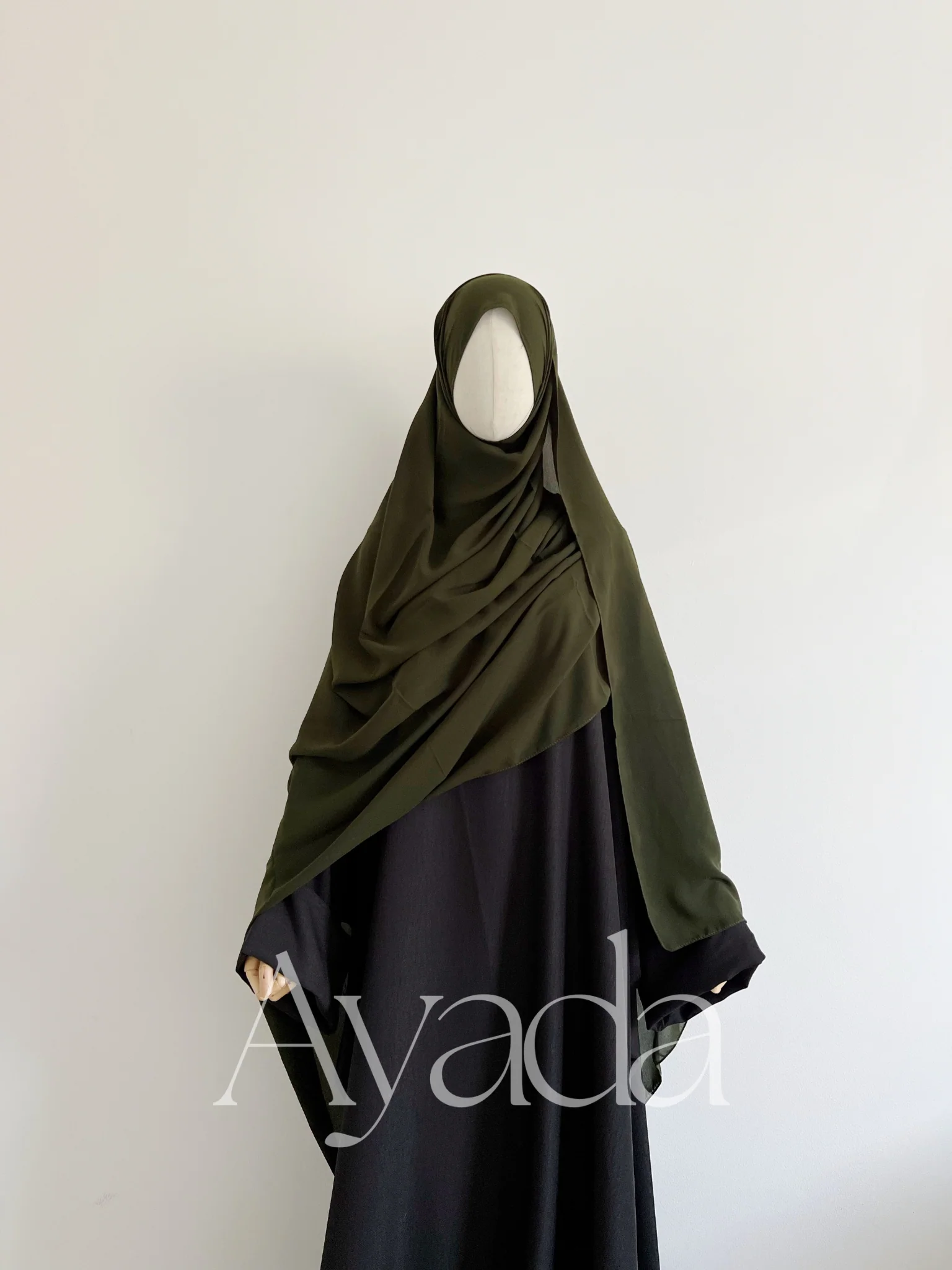 Maxi Hijab XXL simple Mousseline Royale - Image 12