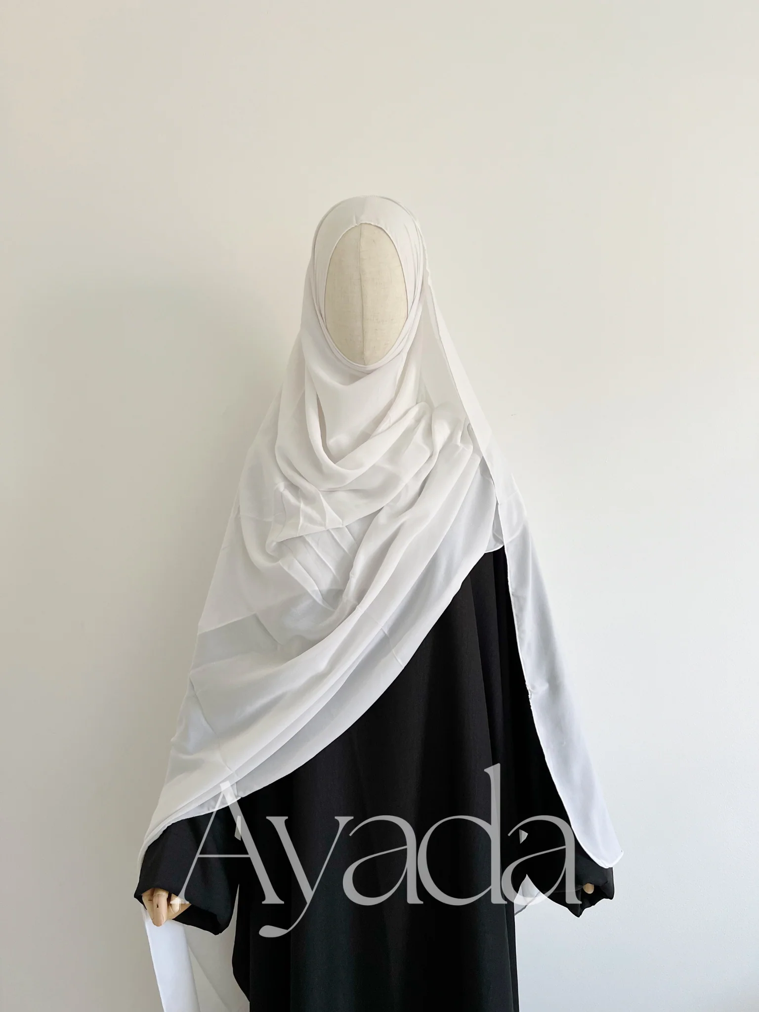 Maxi Hijab XXL simple Mousseline Royale - Image 15