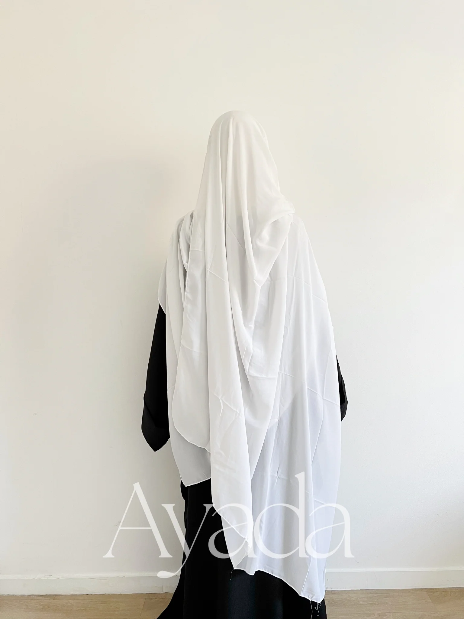 Maxi Hijab XXL simple Mousseline Royale - Image 16