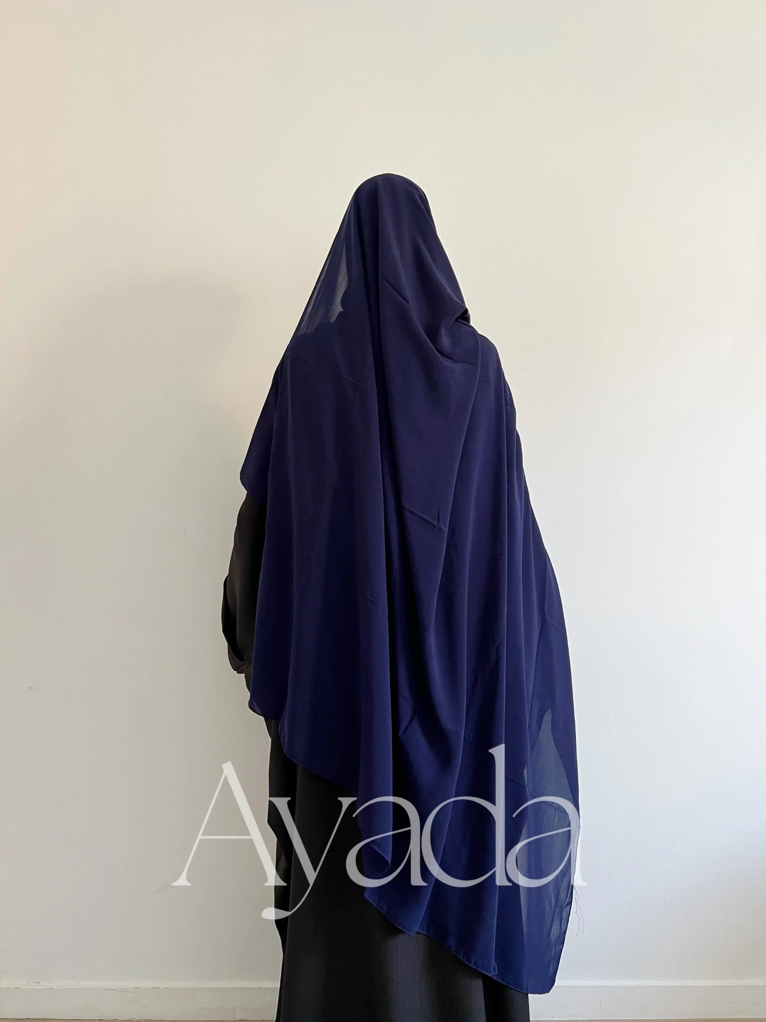 Maxi Hijab XXL simple Mousseline Royale - Image 17