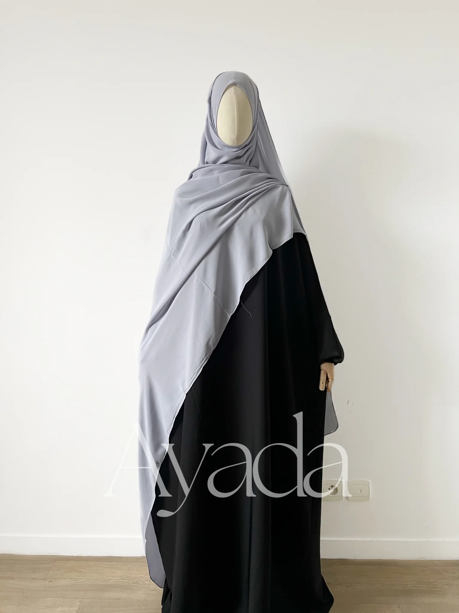 Maxi Hijab XXL simple Mousseline Royale - Image 19
