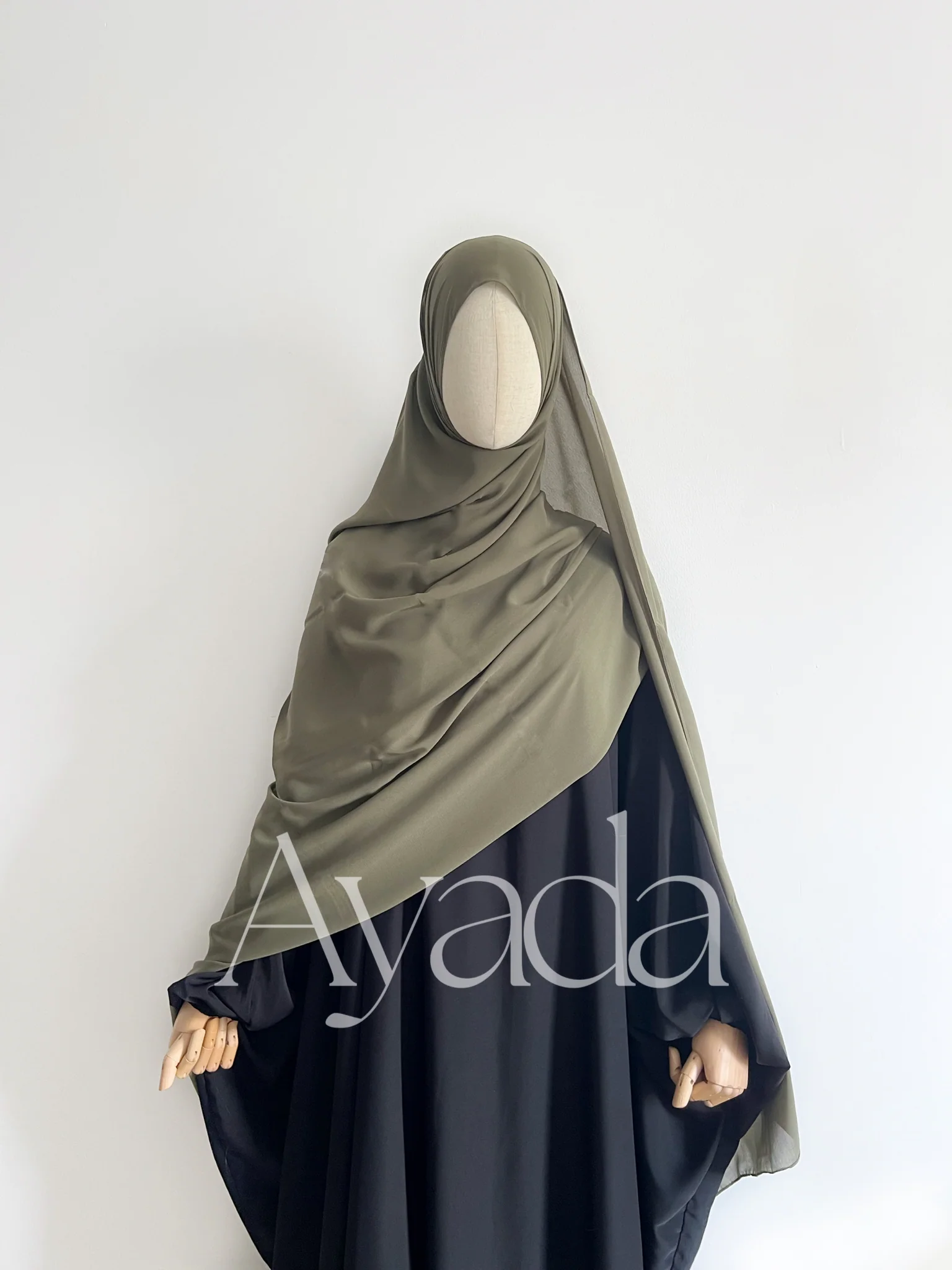 Maxi Hijab XXL simple Mousseline Royale - Image 25