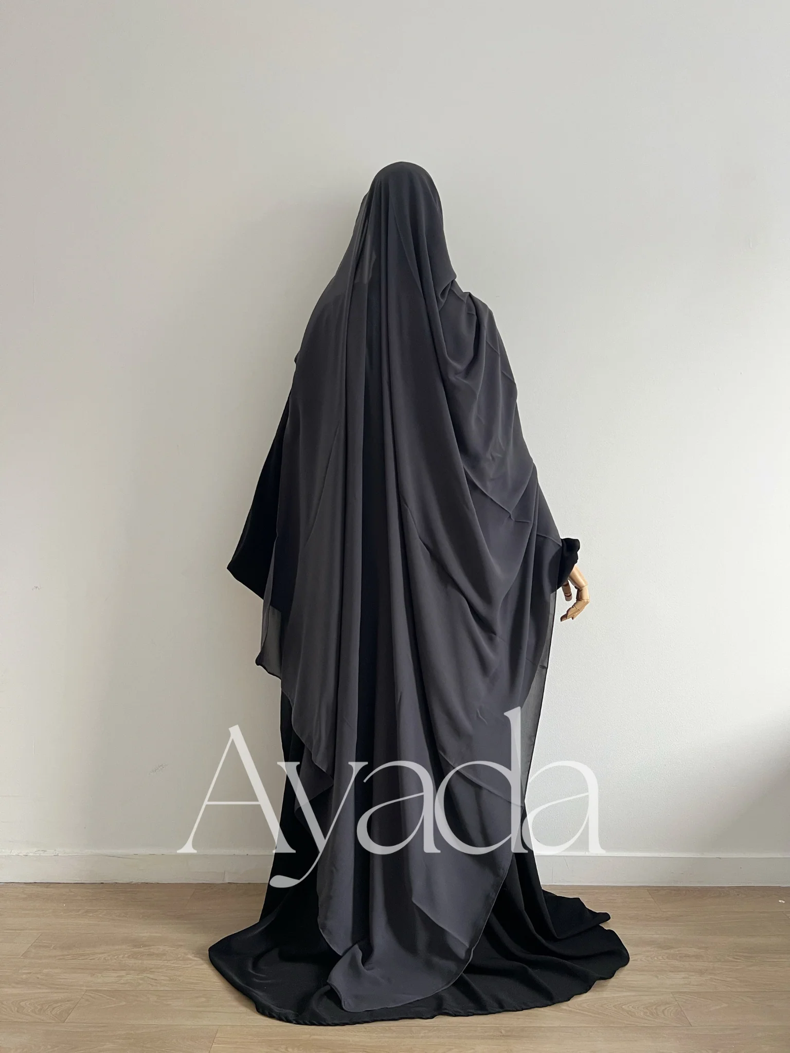 Maxi Hijab XXL simple Mousseline Royale - Image 5