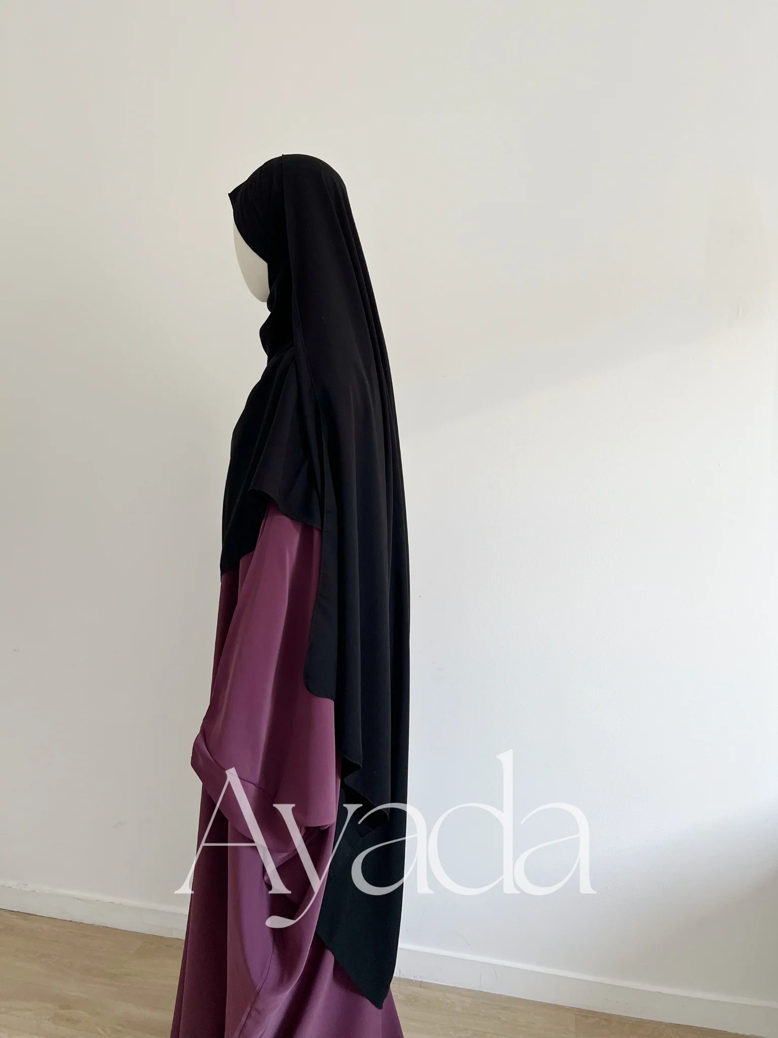 Maxi Hijab XXL simple Mousseline Royale - Image 8